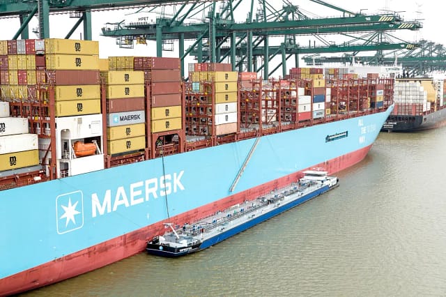 Maersk deep sea container