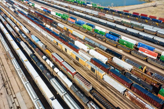 US rail freight infrastructure