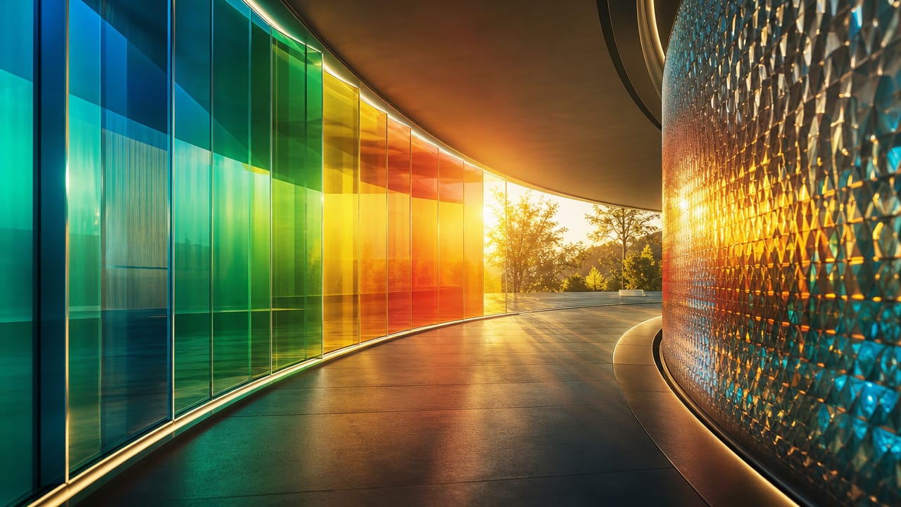 Modern Australian trade show stand using strategic colour to attract visitors