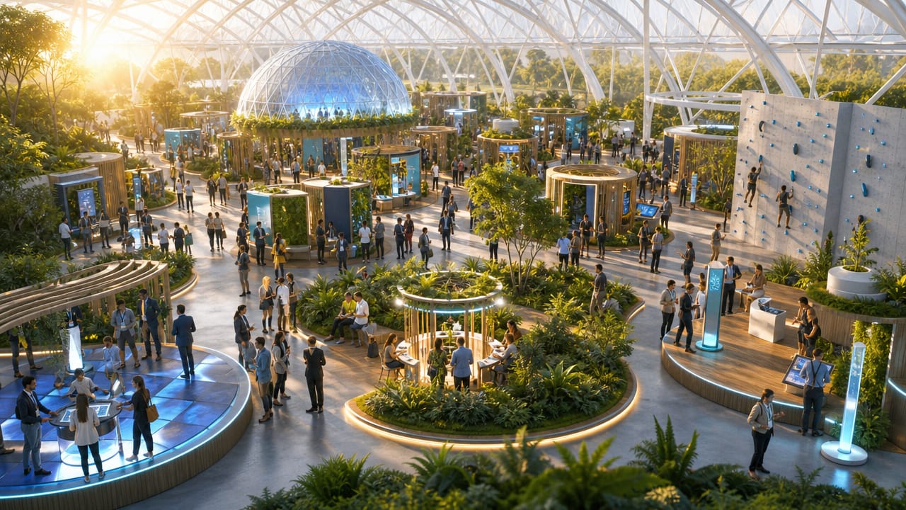 Australian trade show stand using gamification to engage attendees and boost exhibition lead generation