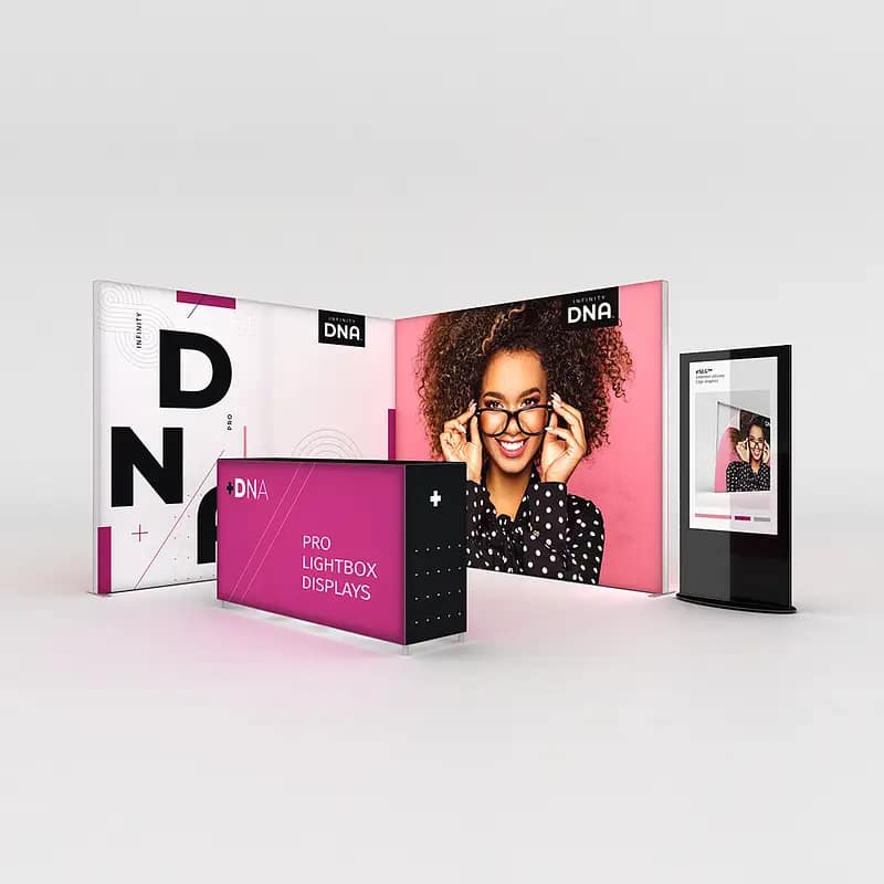 Custom fabric banners showcase vibrant designs and durable materials for high-quality promotional displays.