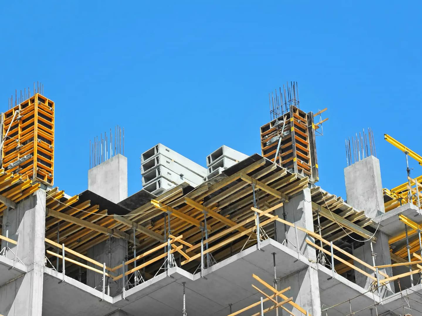 building in construction