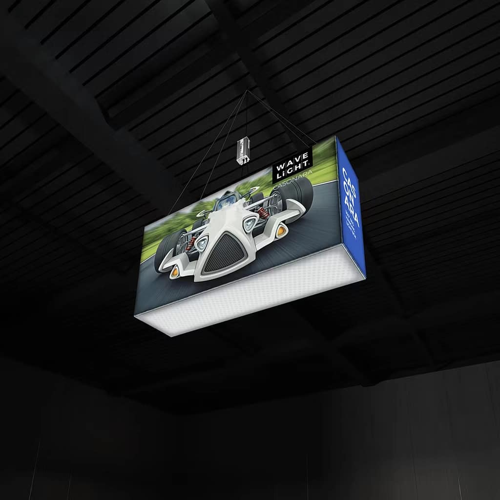 WaveLight Casonara backlit trade show display