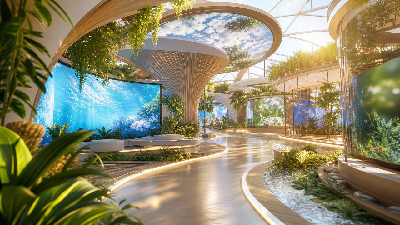 Immersive trade show booths with Australian exhibition stand styles and digital storytelling