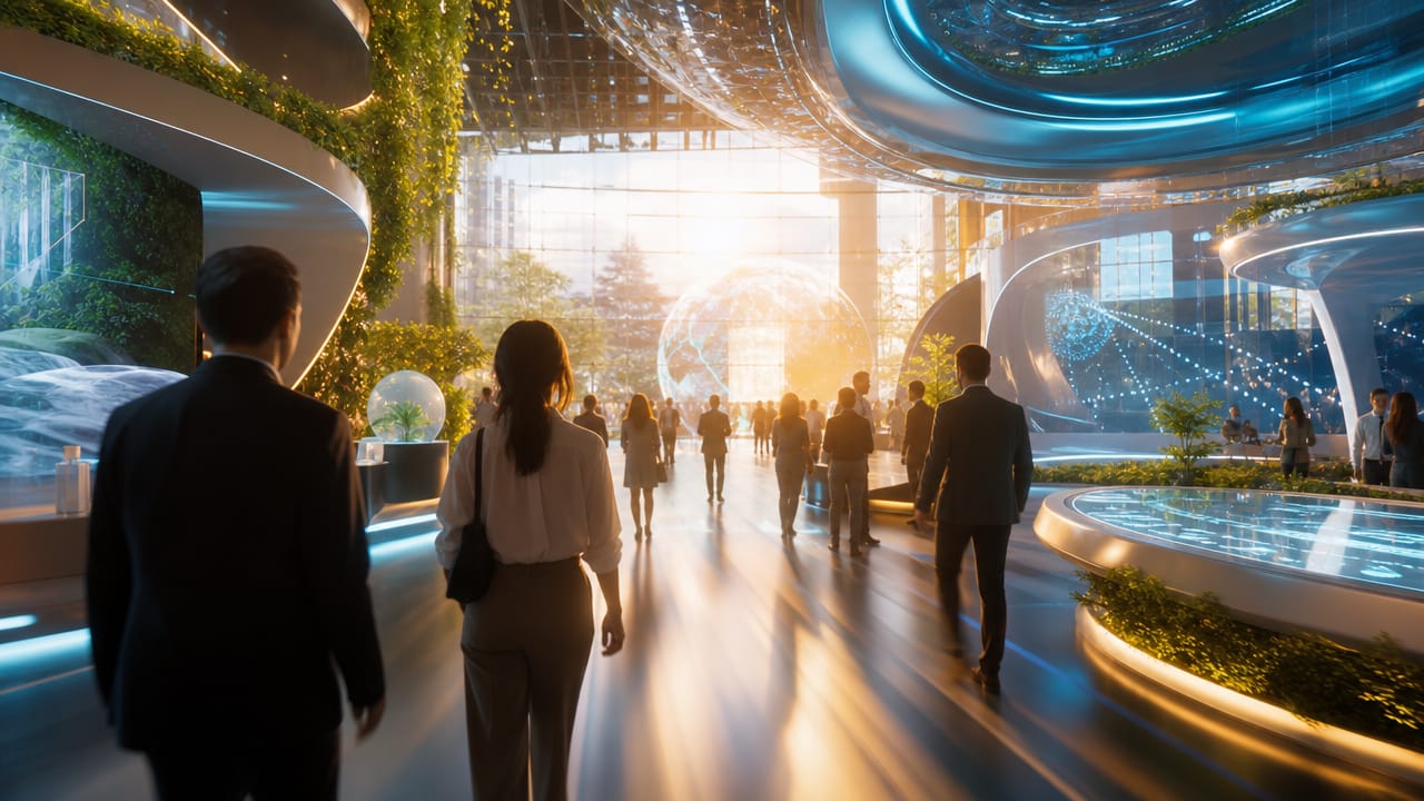 Australian trade show stand using experiential zones and digital engagement technology in 2026
