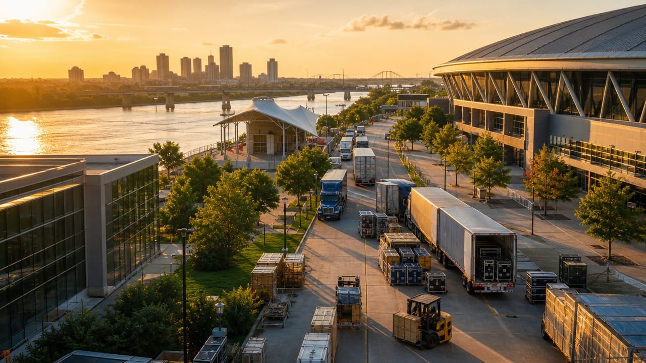 Specialist team managing exhibition freight and exhibition transport across Australian venues
