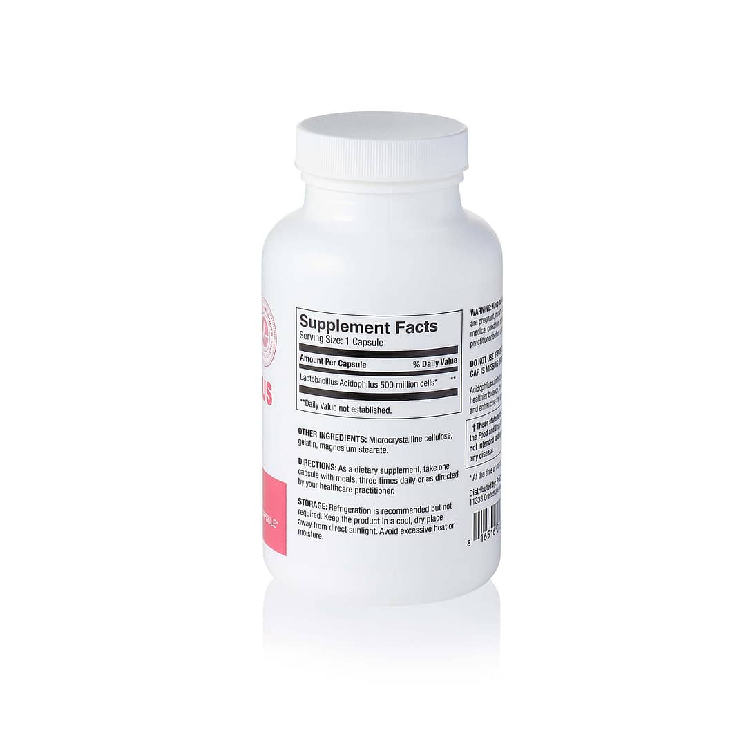 Acidophilus Capsules (Lactobacilli Probiotic) - Procure Products
