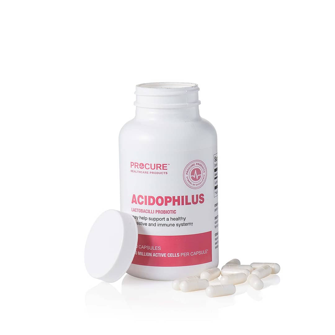 Acidophilus Capsules (Lactobacilli Probiotic) - Procure Products