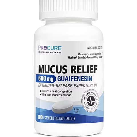 Guaifenesin Extended Release Tablets (600mg)