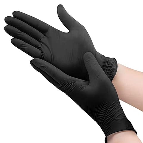 Nitrile Exam Gloves Power-Free (BLACK)