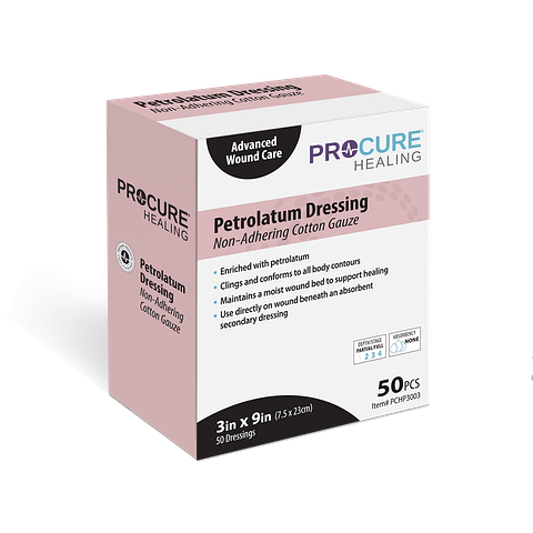 Petrolatum Dressing Non-Adhering Cotton Gauze