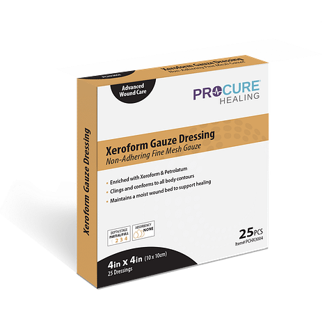 Xeroform Gauze Dressing Non-Adhering Fine Mesh Gauze