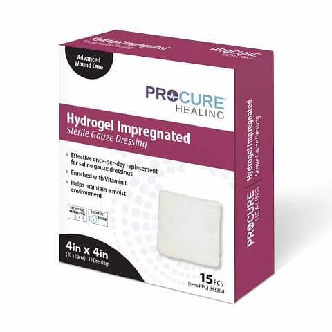 Hydrogel Impregnated Sterile Gauze Dressing