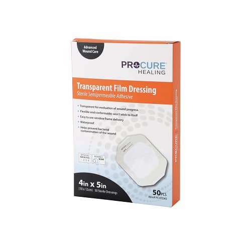 Transparent Film Dressing Sterile Semipermeable Adhesive