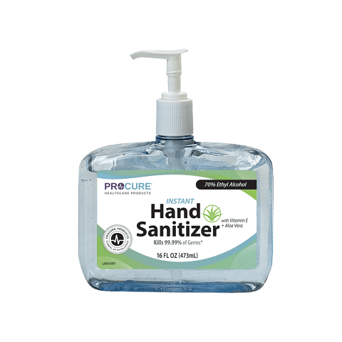 Instant Hand Sanitizer with Vitamin E + Aloe