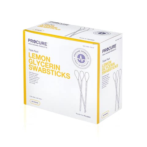 Lemon Glycerin Swabsticks (Triple Pack)