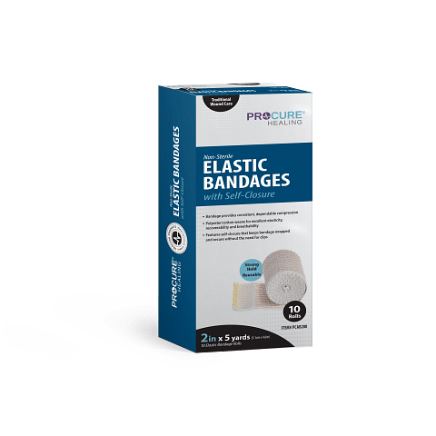 Elastic Bandages with Self-Closure