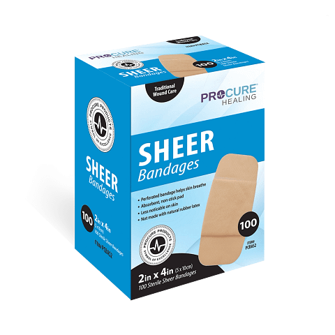 Sheer Bandages - Sterile