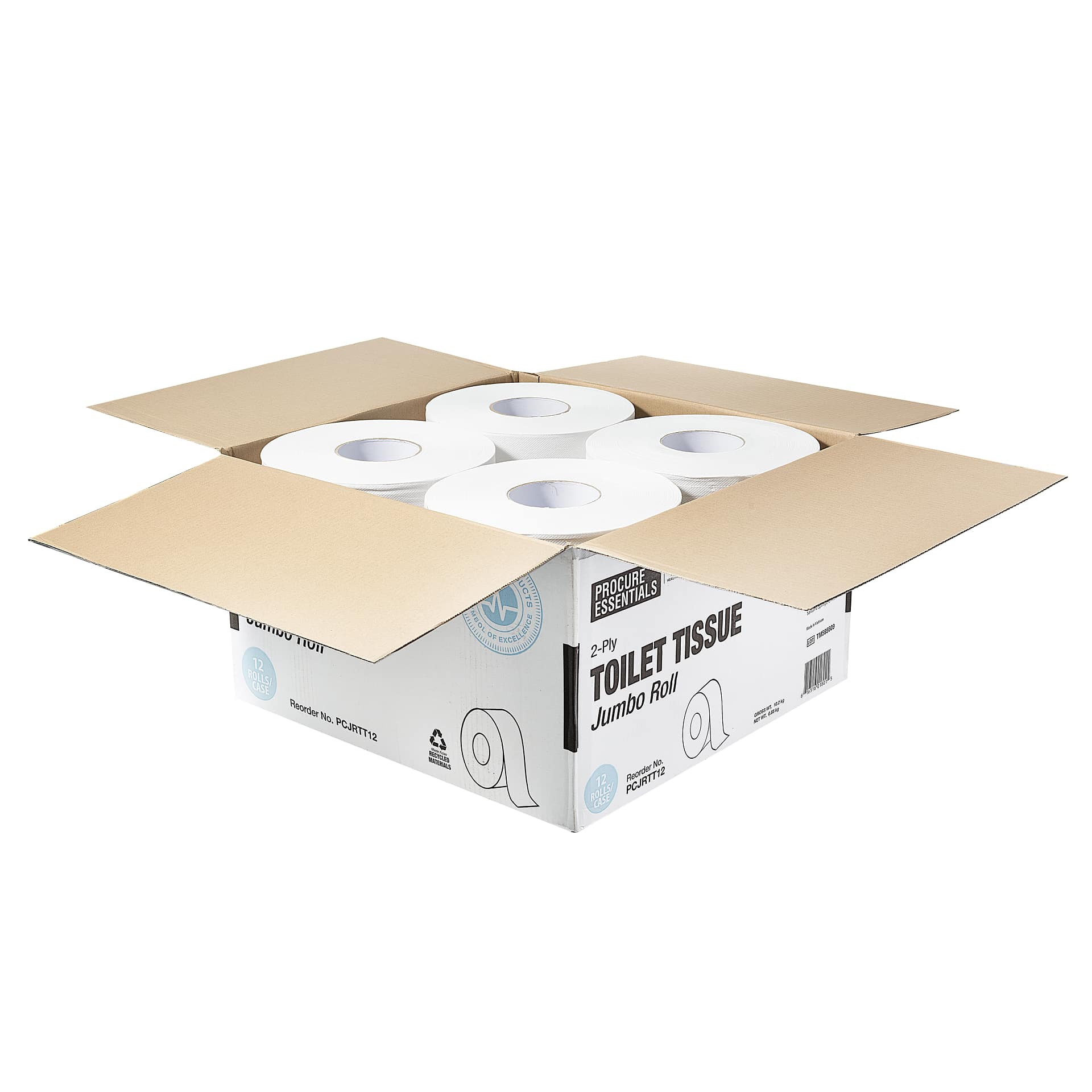 Toilet Tissue (Jumbo Roll) 2-Ply - Procure Products