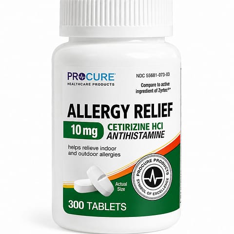 Cetrizine Hydrochloride (10mg)