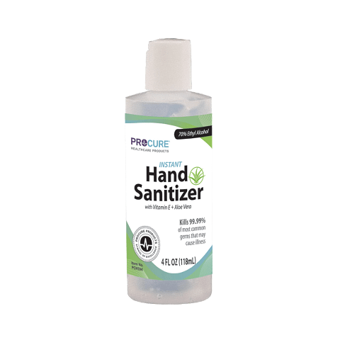 Instant Hand Sanitizer with Vitamin E + Aloe