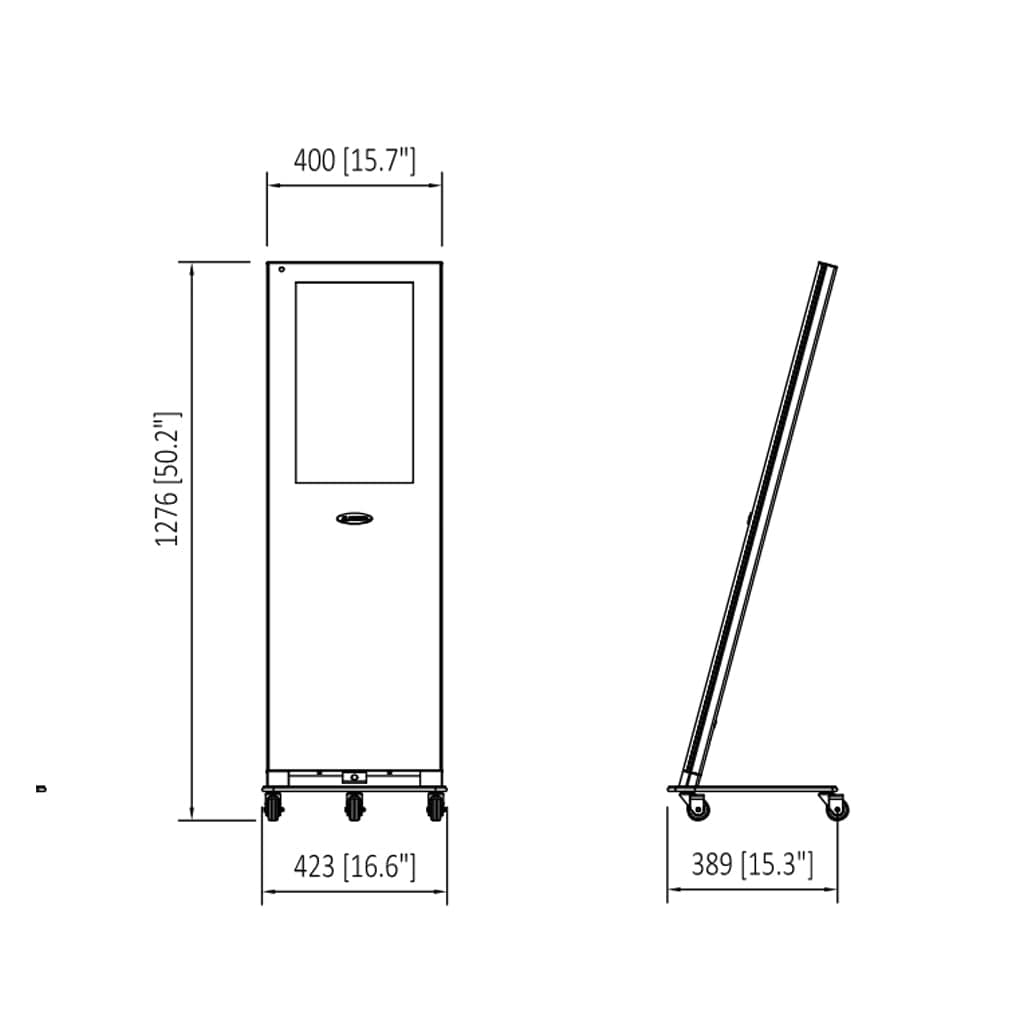 Makitso Concierge 21.5 Digital Kiosk - White - Image 11