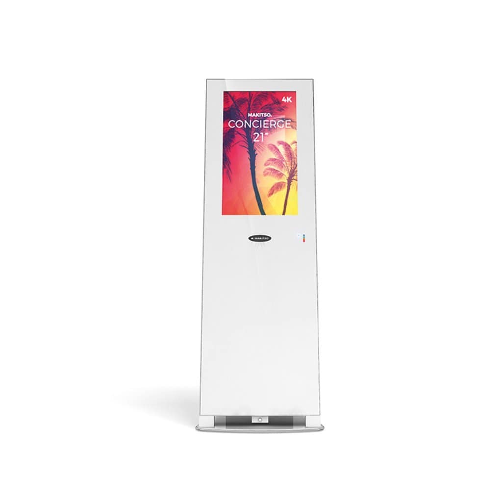 Makitso Concierge 21.5 Digital Kiosk - White - Image 3