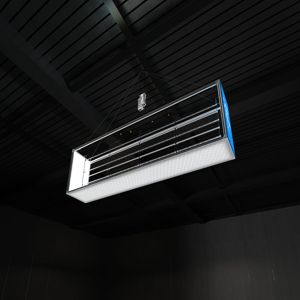 WaveLight® Casonara Blimp Rectangle 360º Hanging Light Box - 300M - Image 3