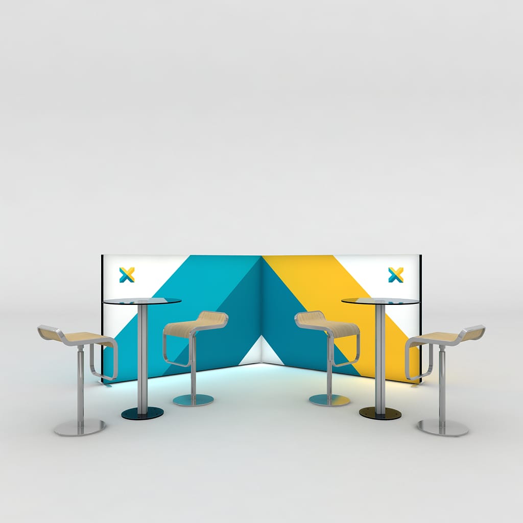 WaveLight® Infinity LED Light Box Display Stands for Events - Image 3