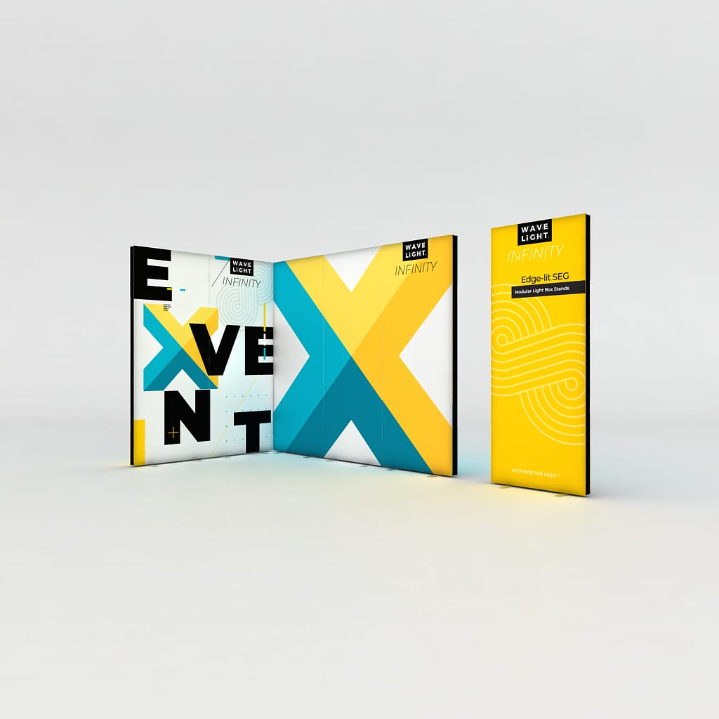 WaveLight® Infinity LED Light Box Display Stands for Events - Image 6