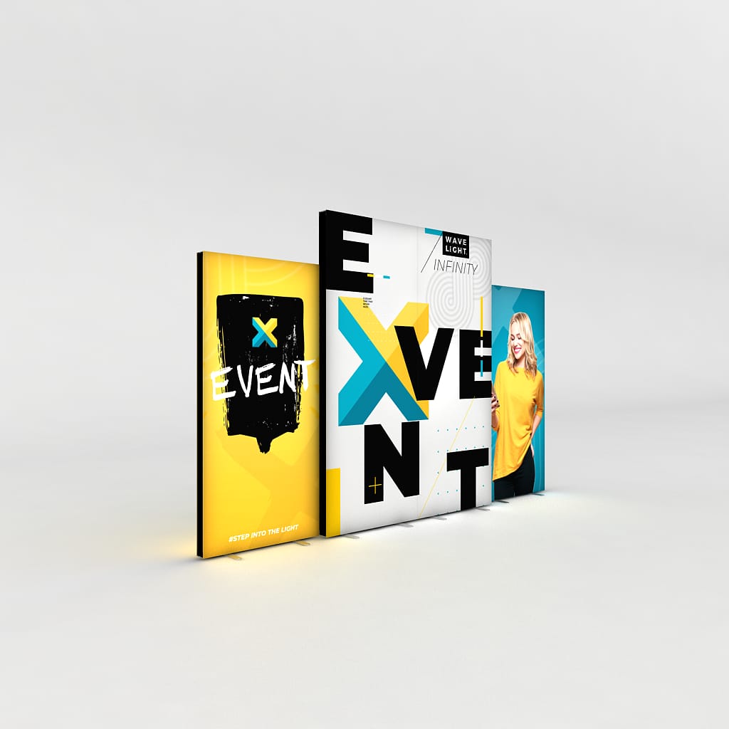WaveLight® Infinity LED Light Box Display Stands for Events - Image 7