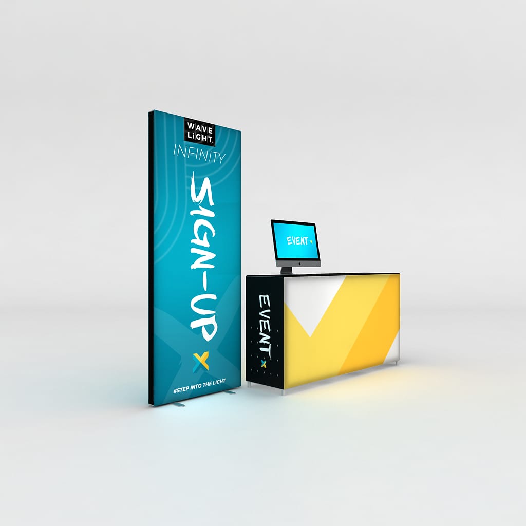 WaveLight® Infinity LED Light Box Display Stands for Events - Image 10