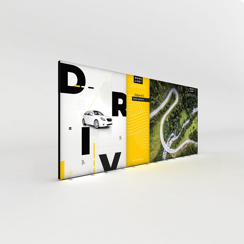 WaveLight® Infinity LED Light Box Display Stands for Showrooms - Image 4