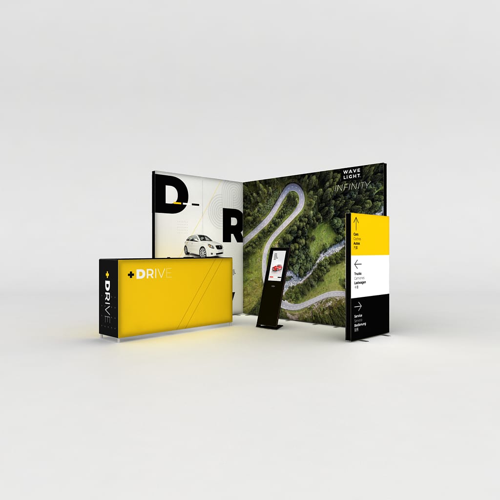 WaveLight® Infinity LED Light Box Display Stands for Showrooms - Image 8