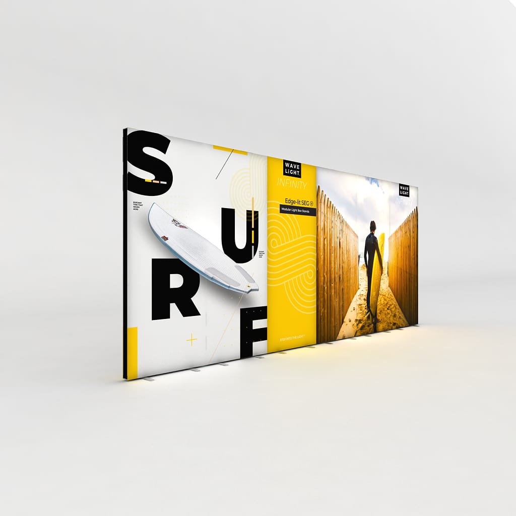 WaveLight® Infinity LED Light Box Display Stands for Trade Shows - Image 3