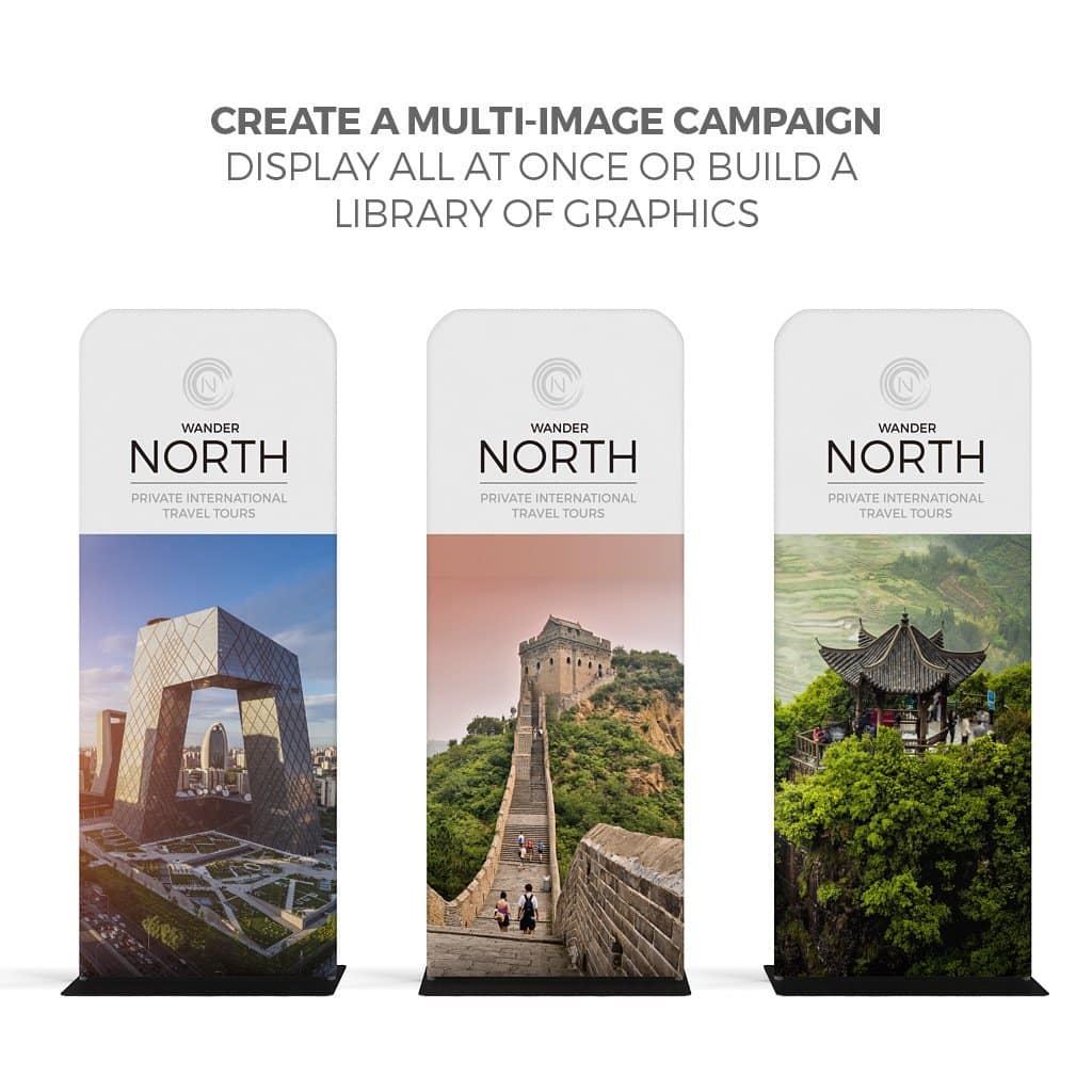 WaveLine Banner Stand - 36x89 - Image 3