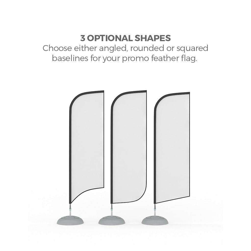 WaveLine® Bowhead Flag Small - 6.5' Indoor Bowhead Flags - Image 4