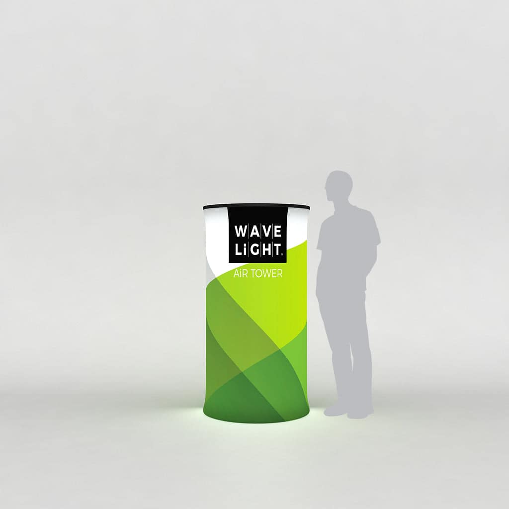 WaveLight® Air Backlit Inflatable Circular Tower - 1.5m h - Image 5