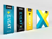 DNA Infinity Banner Fabric