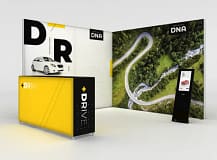 DNA Infinity banners Booth
