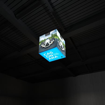 WaveLight® Casonara Blimp Cube 360º Hanging Light Box - 100L
