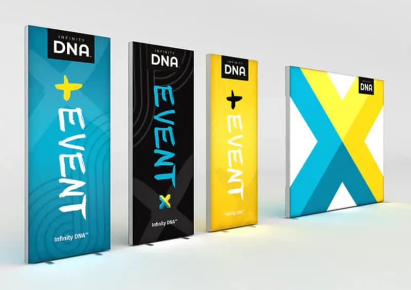 DNA Infinity Banner Fabric