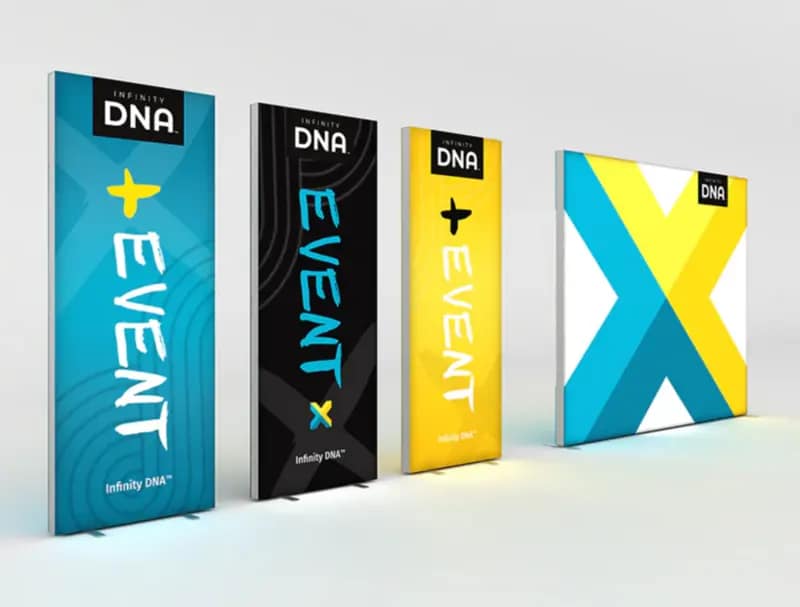 DNA Infinity Banner Fabric