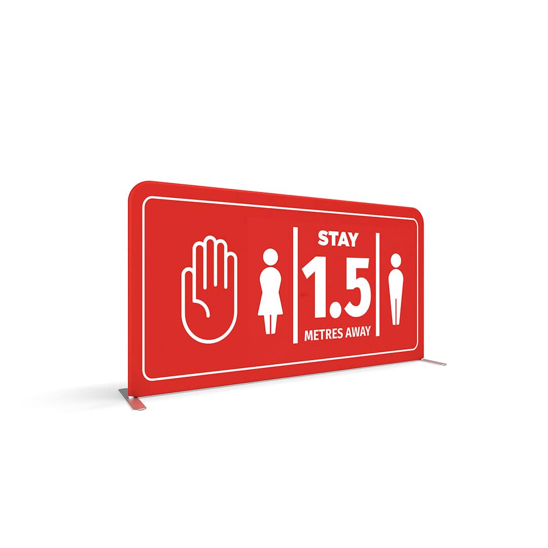 WaveLine® Communication Control Barrier - 2006mm | ExpoBanners Australia