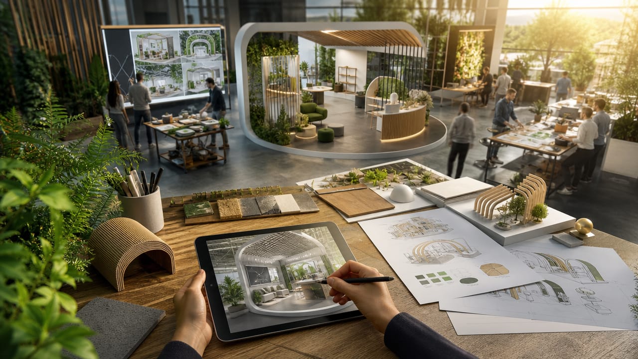 Exhibitors reviewing feedback to improve future Exhibition Stand Design for Australian trade shows