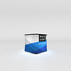 WaveLight® Air Backlit Inflatable Counter - Square Mini