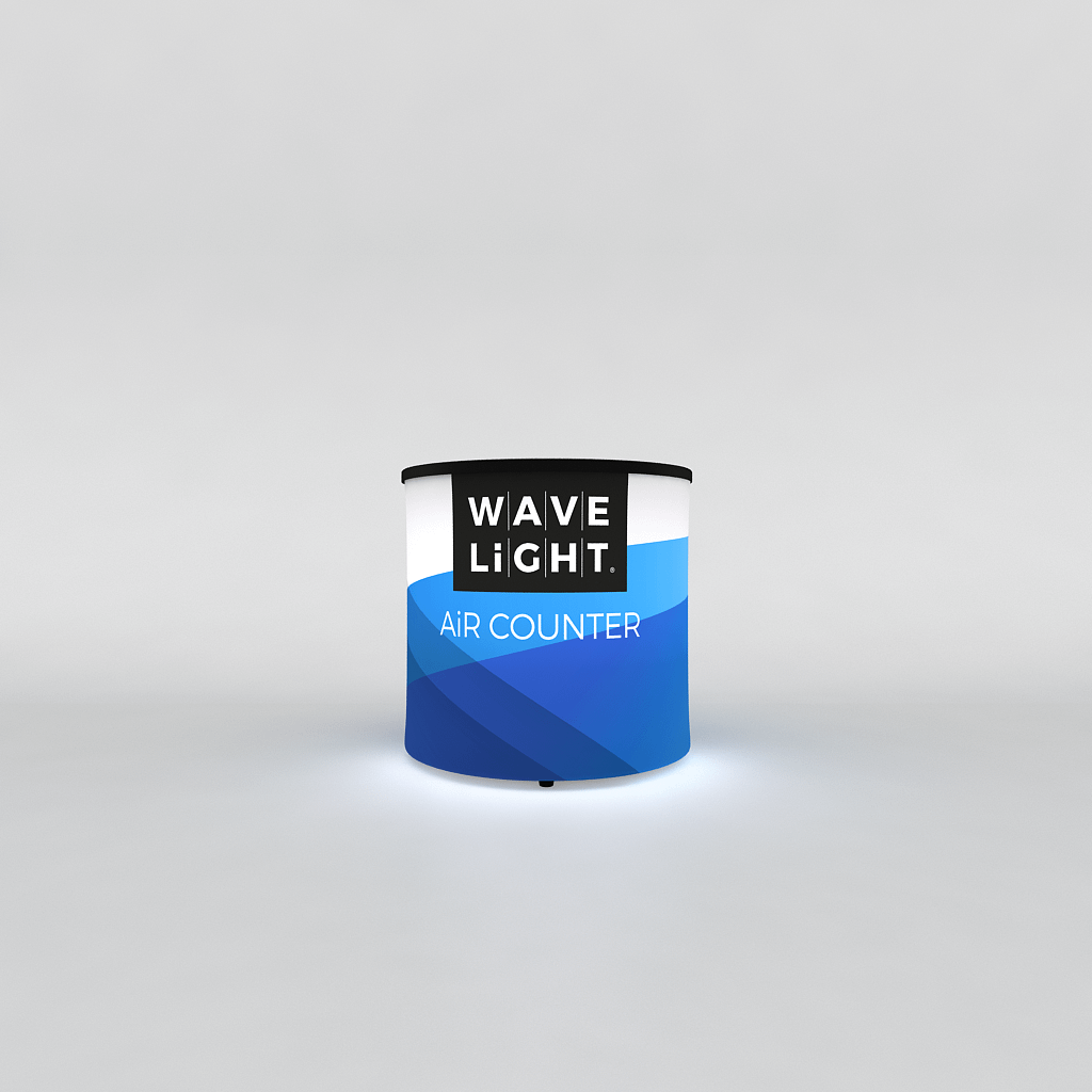 WaveLight® Air Backlit Inflatable Counter - Circular Mini