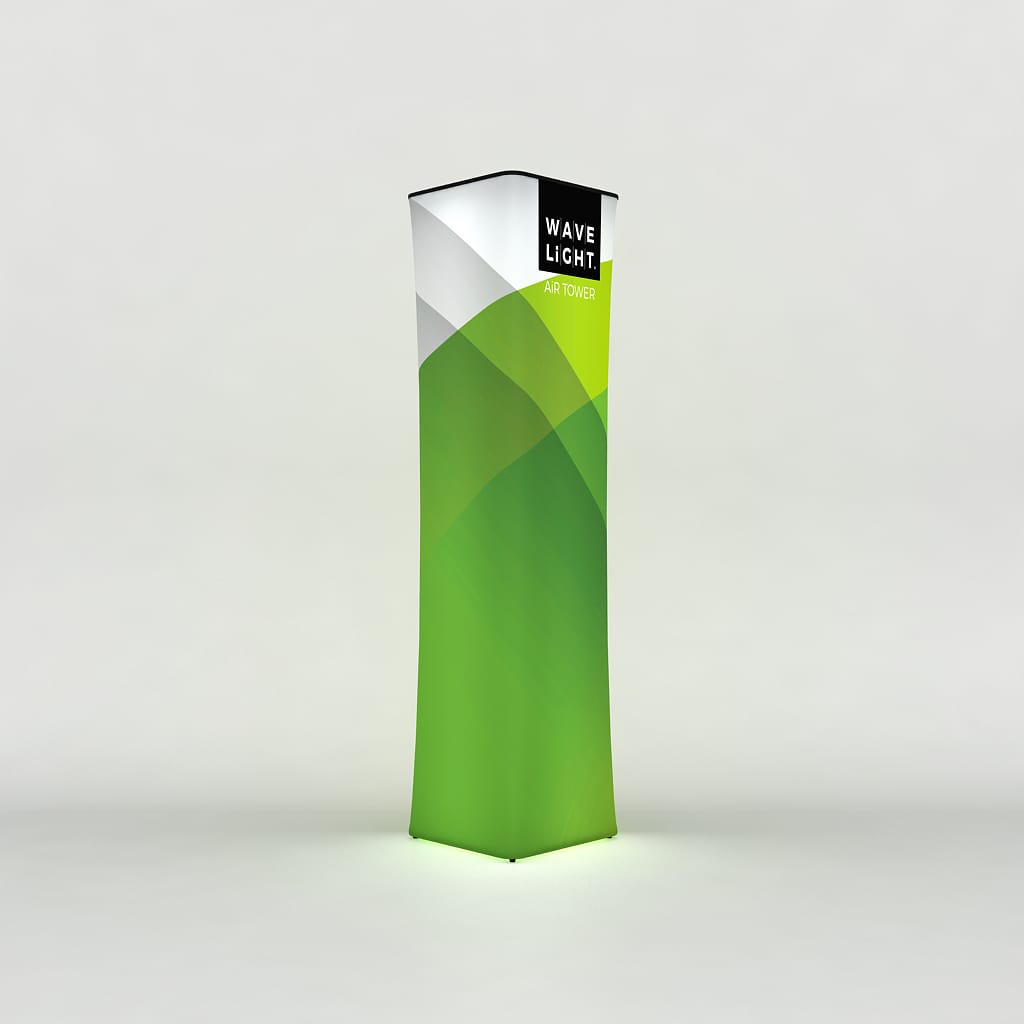 WaveLight® Air Backlit Inflatable Square Tower - 3m h