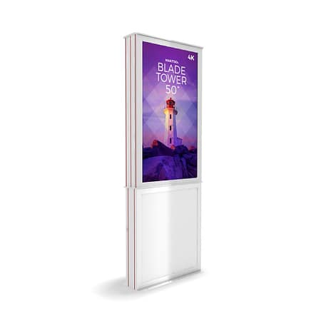 Makitso Blade Tower 50" - 4K Digital Signage Kiosk