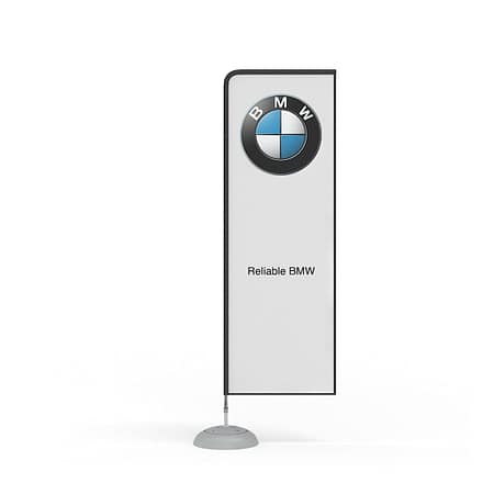 WaveLine® FlagStand Large - 13' Indoor Advertising Flags